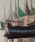 Green Sails, 1950s, Oil Painting, Framed 9