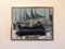 Green Sails, 1950s, Oil Painting, Framed 12