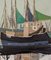 Green Sails, 1950s, Oil Painting, Framed 10