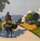 Rider on the Road, años 50, pintura al óleo, enmarcado, Imagen 10