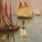 Artista italiano, Paesaggio marino, 1926, Olio su tela, Con cornice, Immagine 8