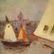 Artista italiano, Paesaggio marino, 1926, Olio su tela, Con cornice, Immagine 7