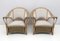 Mid-Century Modern Italian Rattan and Wicker Armchairs, 1979, Set of 2, Image 1