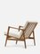 Stefan Lounge Chair in Cream Cord and Dark Wood, 2023, Image 1