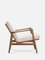 Stefan Lounge Chair in Cream Cord and Dark Wood, 2023 2