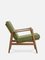 Stefan Lounge Chair in Green Fabric and Dark Wood, 2023 2