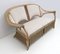 Mid-Century Modern Italian Rattan and Wicker Two Armchairs and Sofa, 1979, Set of 3, Image 6