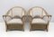 Mid-Century Modern Italian Rattan and Wicker Two Armchairs and Sofa, 1979, Set of 3, Image 3