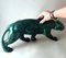 Französischer Art Deco Panther aus grün glasierter Keramik im Stil von Saint Clement, 1930er 17