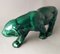 Französischer Art Deco Panther aus grün glasierter Keramik im Stil von Saint Clement, 1930er 6