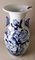 Chinese Porcelain Baluster Vase with Cobalt Blue Floral Decoration, 1888 2