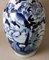 Chinese Porcelain Baluster Vase with Cobalt Blue Floral Decoration, 1888 13