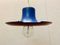 Danish Blue PH5 Hanging Lamp by Poul Henningsen for Louis Poulsen, 1950s 11