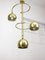 Mid-Century Italian Brass Chandelier, 1960s, Image 1