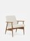 Fox Lounge Chair Marble White Dark Wood, 2023 1