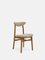 200-190 Chair in Beige Bouclé and Dark Wood, 2023, Image 1