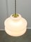 Mid-Century Italian Brass and Opaline Pendant Lamp, 1950s, Image 6