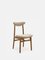 200-190 Chair in Beige Fabric and Dark Wood, 2023, Image 1