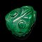 Rana ornamentale vintage in malachite, Cina, anni '50, Immagine 6