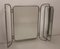 Large Triptych Mirror in Bakelite and Chrome, 1950s 9