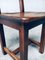 Brutalist Oak Dining Chairs, France, 1960s, Set of 6 5