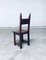 Brutalist Oak Dining Chairs, France, 1960s, Set of 6 18