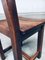 Brutalist Oak Dining Chairs, France, 1960s, Set of 6 3