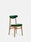 200-190 Chair Velvet Bottle Green Natural Wood, 2023 1