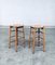Bar Stool Set in the style of Charlotte Perriand, France, 1950s, Set of 2 13