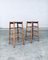 Bar Stool Set in the style of Charlotte Perriand, France, 1950s, Set of 2, Image 19