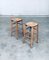 Bar Stool Set in the style of Charlotte Perriand, France, 1950s, Set of 2 15