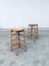 Bar Stool Set in the style of Charlotte Perriand, France, 1950s, Set of 2 12