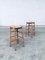 Bar Stool Set in the style of Charlotte Perriand, France, 1950s, Set of 2, Image 12