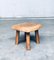 Wabi Sabi Style Oak Side Table, 1960s 15