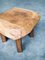 Wabi Sabi Style Oak Side Table, 1960s 14