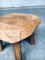 Wabi Sabi Style Oak Side Table, 1960s 2