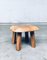 Wabi Sabi Style Oak Side Table, 1960s, Image 17
