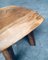 Wabi Sabi Style Oak Side Table, 1960s, Image 5