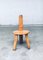 Folk Art Brutalist Saw Back Side Chairs, France, 1960s, Set of 2, Image 23