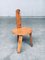 Folk Art Brutalist Saw Back Side Chairs, France, 1960s, Set of 2, Image 17