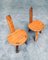 Folk Art Brutalist Saw Back Side Chairs, France, 1960s, Set of 2 19