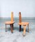 Folk Art Brutalist Saw Back Side Chairs, France, 1960s, Set of 2 29