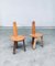 Folk Art Brutalist Saw Back Side Chairs, France, 1960s, Set of 2, Image 34