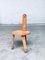 Brutalistische Folk Art Stühle mit Sägerückseite, Frankreich, 1960er, 2er Set 24