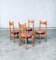 Mid-Century Modern Dining Chairs in the style of Charlotte Perriand, France, 1960s, Set of 4 25