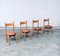 Mid-Century Modern Dining Chairs in the style of Charlotte Perriand, France, 1960s, Set of 4 34