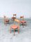 Mid-Century Modern Dining Chairs in the style of Charlotte Perriand, France, 1960s, Set of 4, Image 24