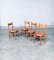 Mid-Century Modern Dining Chairs in the style of Charlotte Perriand, France, 1960s, Set of 4, Image 27