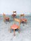 Mid-Century Modern Dining Chairs in the style of Charlotte Perriand, France, 1960s, Set of 4, Image 23