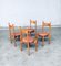 Mid-Century Modern Dining Chairs in the style of Charlotte Perriand, France, 1960s, Set of 4 26